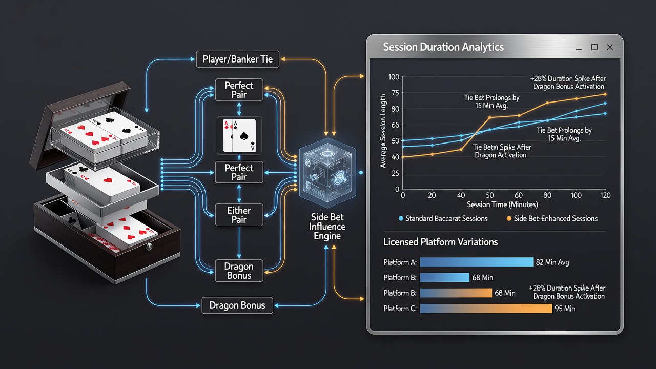 Analyse der Session-Dauern mit Nebenwetten auf verschiedenen digitalen Baccarat-Plattformen