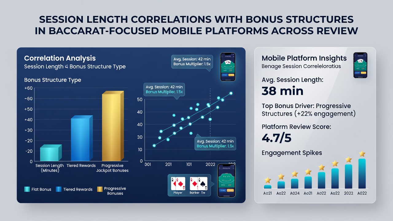 Detailansicht von Bonusfortschrittsanzeigen und Sitzungszeitmessungen in mobilen Baccarat-Apps