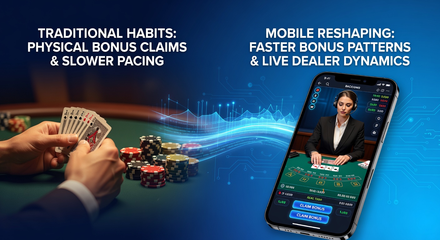 Spieler nutzen mobile Baccarat-Varianten auf dem Smartphone mit Fokus auf Bonus-Claims und Live-Dealer-Pacing